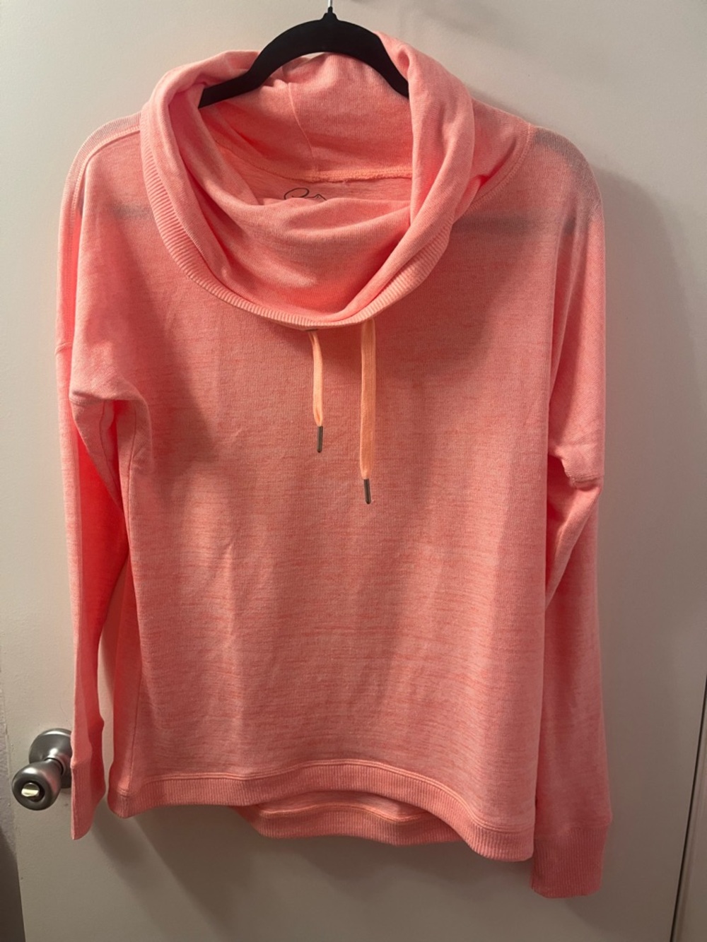 Gerry Weber Coral Cowl-Neck Sweater with Drawstring PTP 23-25/L26